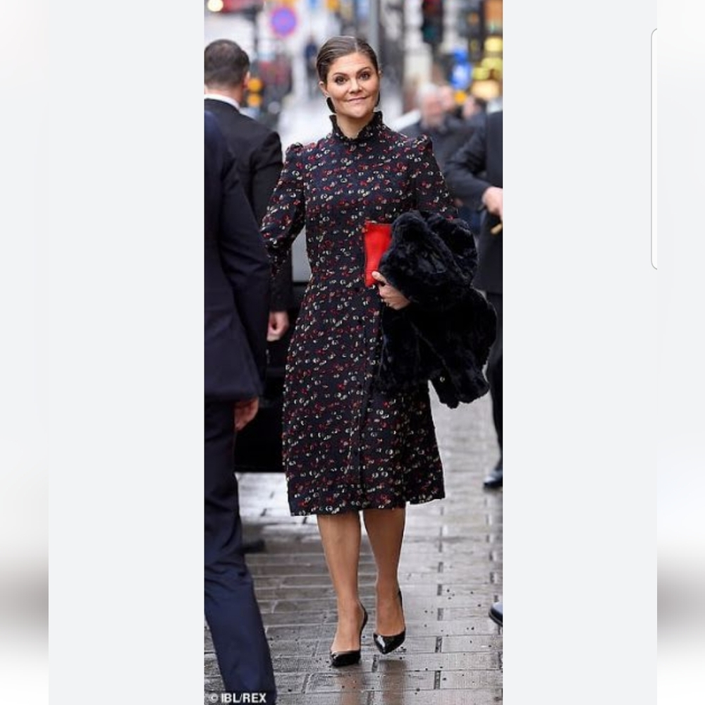 Rodebjer Edda Print Midi Dress